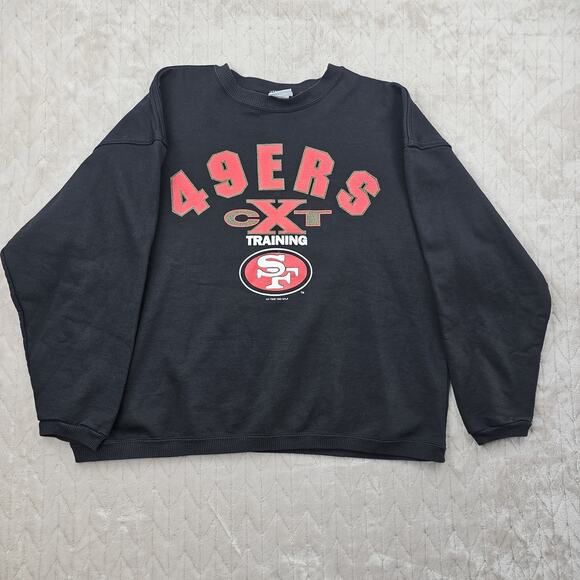Vintage San Francisco 49ers Sweatshirt Mens Large NFL Football Cross Training 90 - Picture 1 of 10
